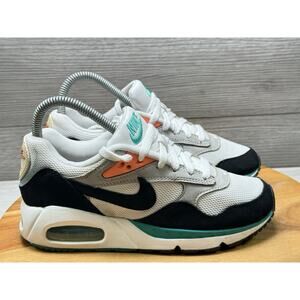 Nike Air Max Correlate White Black New Green Womens Size 5.5 Shoes 511417-135